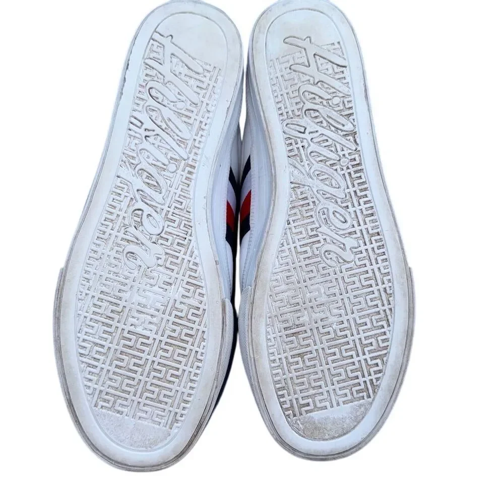Tommy‎ Hilfiger Women's White Slip-On Sneakers Casual Flats 9